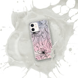 Elegance in Bloom - Feminine Silhouette iPhone Case - iPhone 12 mini - Tech Accessories