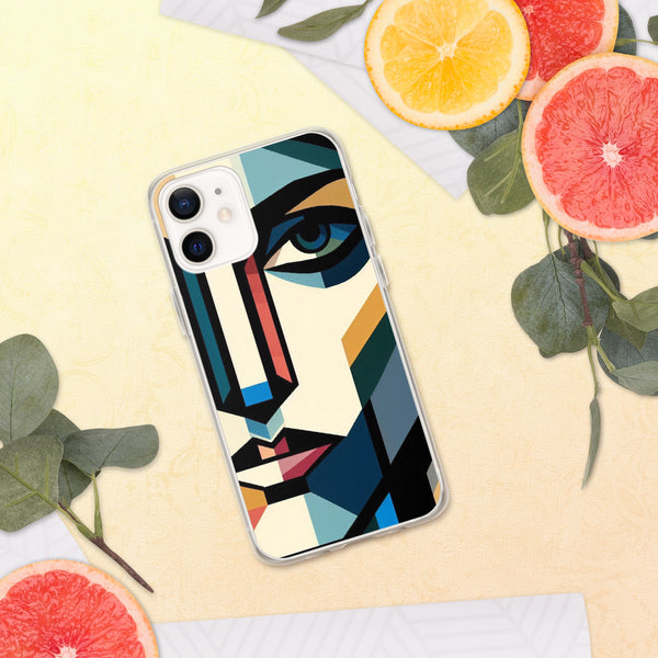 Abstract Faces - Artistic Protection for Your iPhone - iPhone 12 mini - Tech Accessories