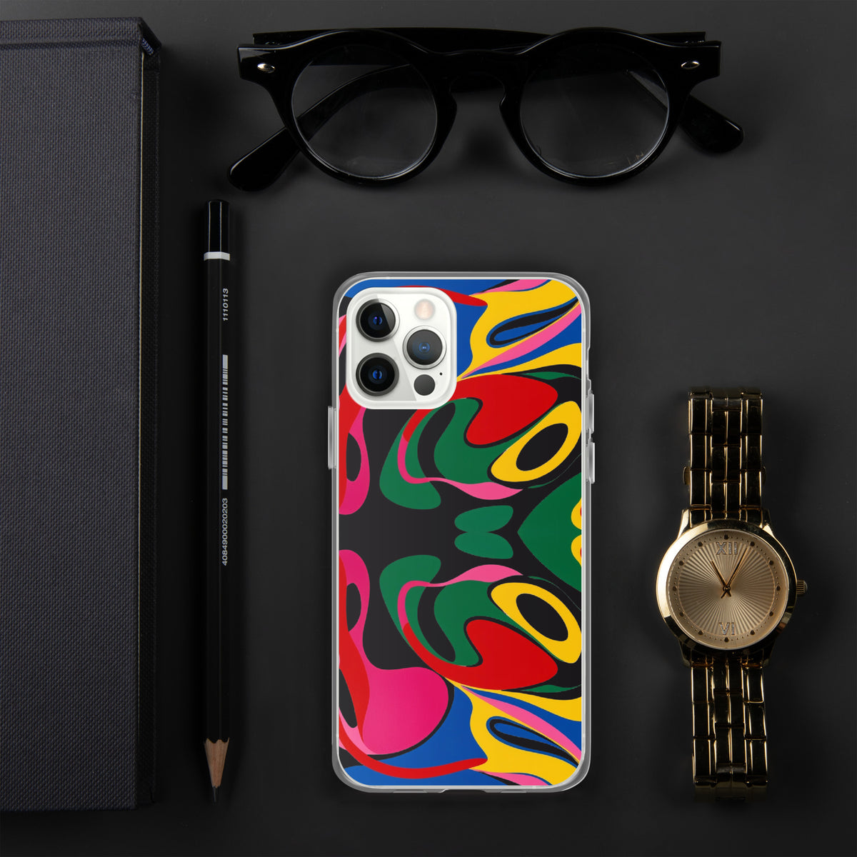 Abstract Energy iPhone Case - Express Your Creativity - iPhone 12 Pro - Tech Accessories