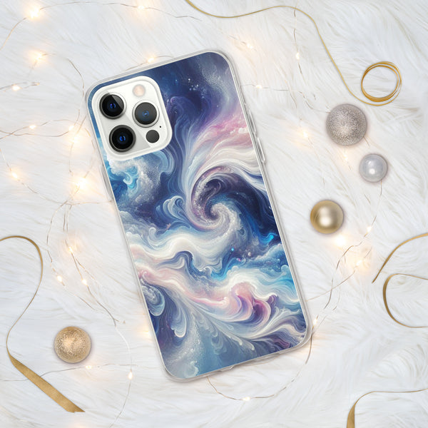 Cosmic Waves iPhone Case - A Splash of Stellar Style - iPhone 12 Pro Max - Tech Accessories