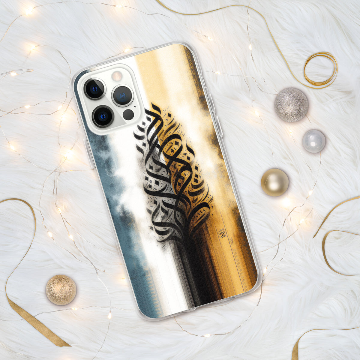 Cultural Elegance - Intricate Arabic Calligraphy Case - iPhone 12 Pro Max - Tech Accessories