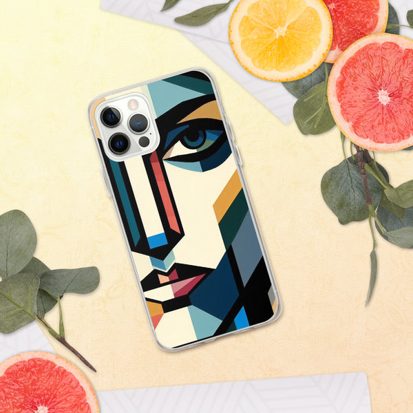 Abstract Faces - Artistic Protection for Your iPhone - iPhone 12 Pro - Tech Accessories