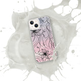 Elegance in Bloom - Feminine Silhouette iPhone Case - iPhone 13 - Tech Accessories