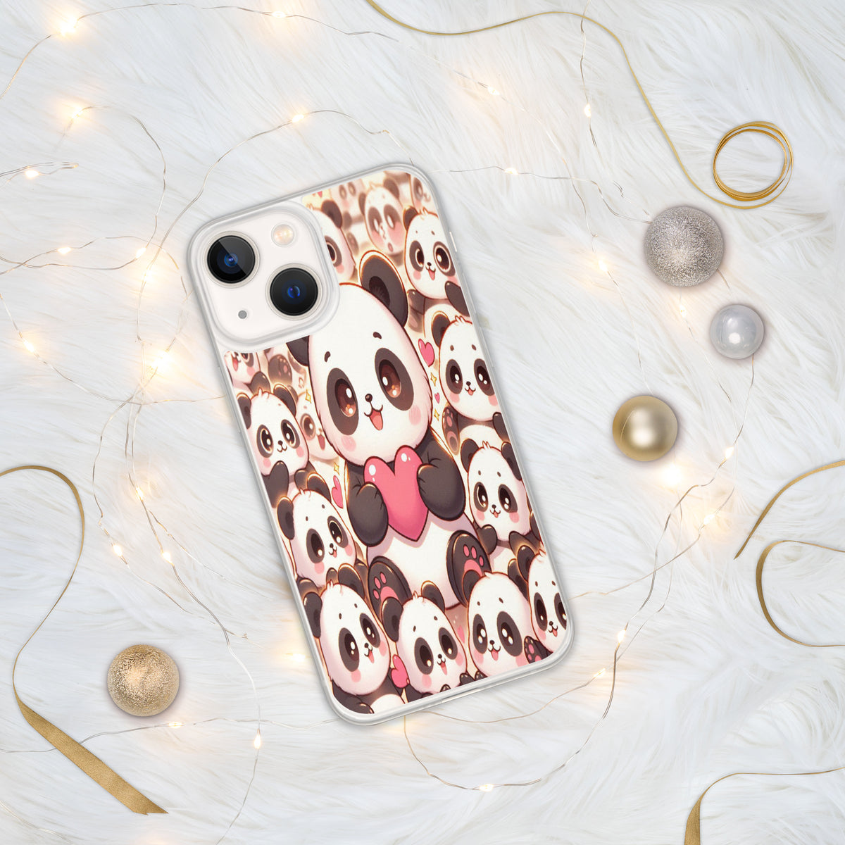 Kawaii Pandas - Adorable Phone Protection - iPhone 13 mini - Tech Accessories