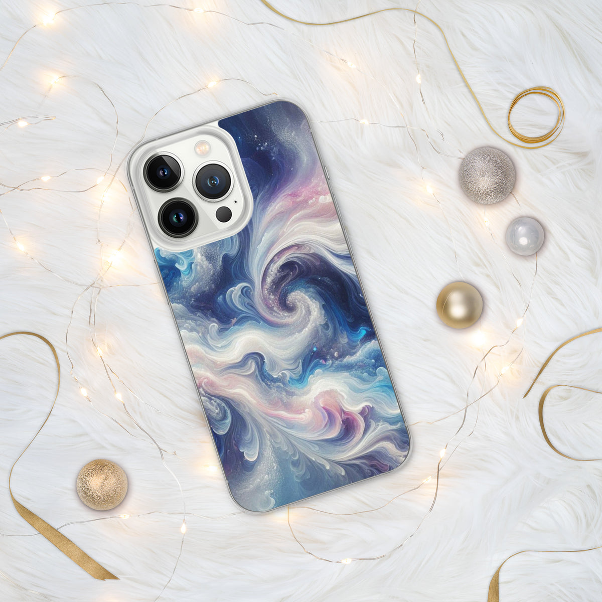 Cosmic Waves iPhone Case - A Splash of Stellar Style - iPhone 13 Pro - Tech Accessories