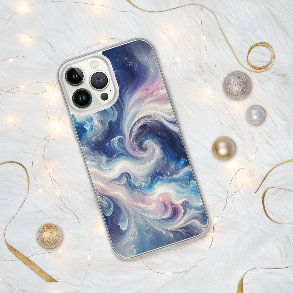 Cosmic Waves iPhone Case - A Splash of Stellar Style - iPhone 13 Pro Max - Tech Accessories