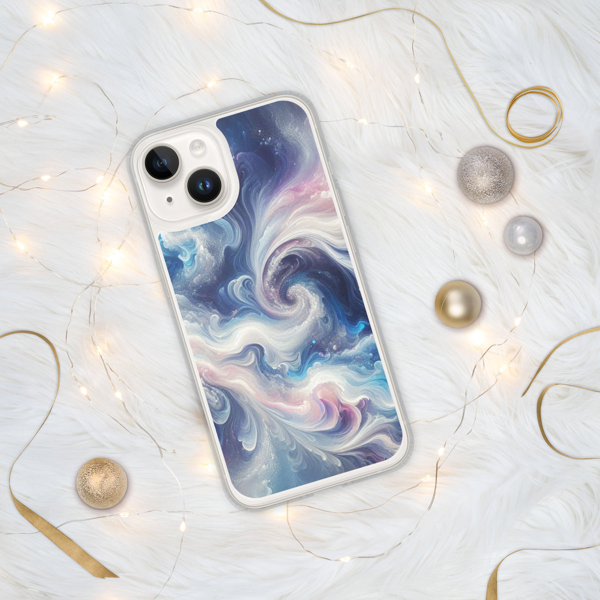 Cosmic Waves iPhone Case - A Splash of Stellar Style - iPhone 14 - Tech Accessories