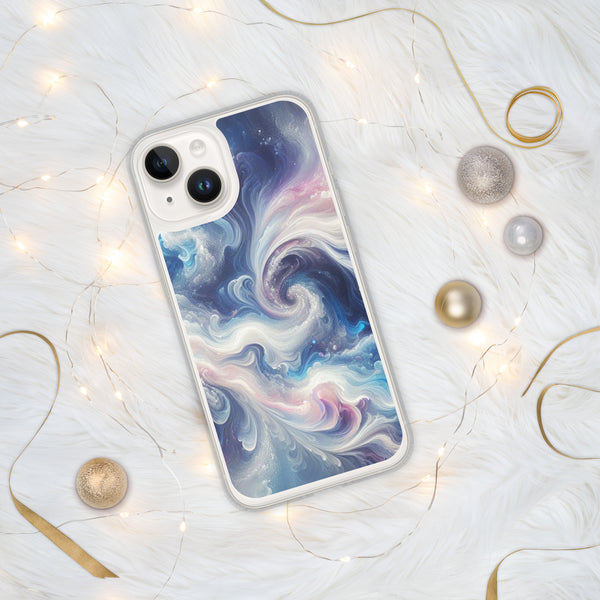 Cosmic Waves iPhone Case - A Splash of Stellar Style - iPhone 14 - Tech Accessories