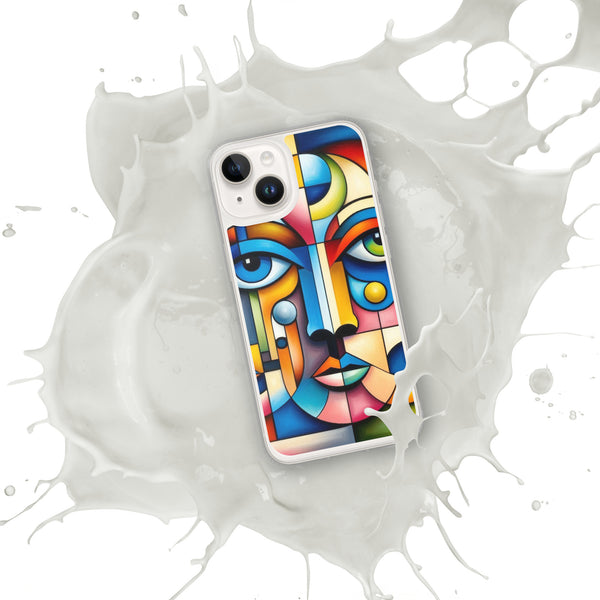 Cubist Vibes - Unique Art Case for iPhone - iPhone 14 - Tech Accessories