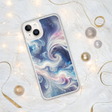 Cosmic Waves iPhone Case - A Splash of Stellar Style - iPhone 14 Plus - Tech Accessories