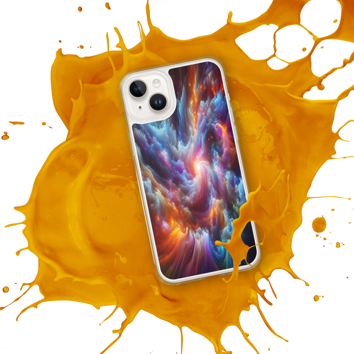 Stellar Dreams - Vibrant Cosmic iPhone Case - - Tech Accessories