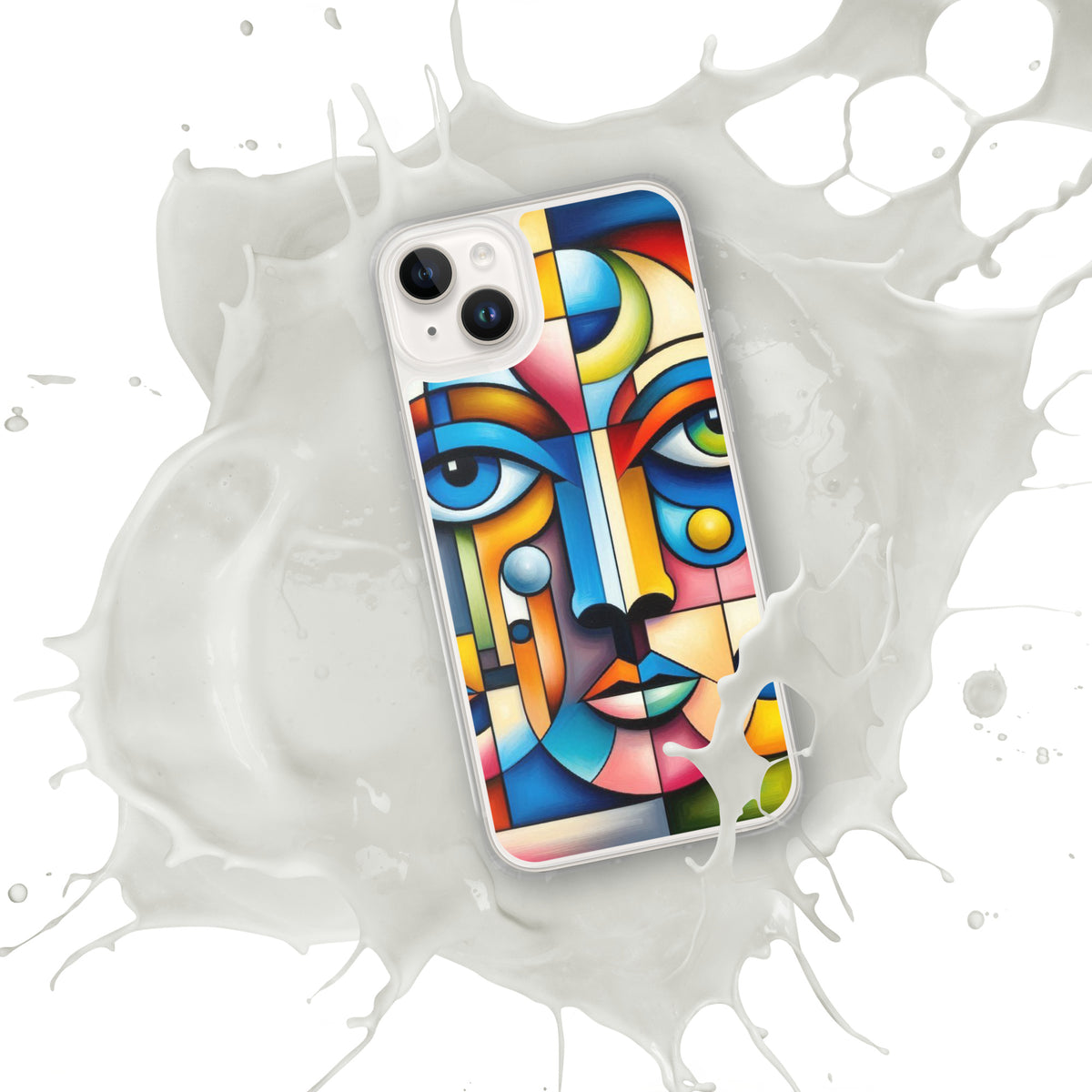 Cubist Vibes - Unique Art Case for iPhone - iPhone 14 Plus - Tech Accessories