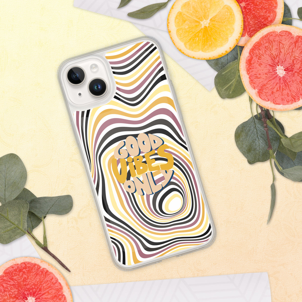 Good Vibes Only - Colorful iPhone Case - iPhone 14 Plus - Tech Accessories