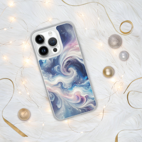 Cosmic Waves iPhone Case - A Splash of Stellar Style - iPhone 14 Pro - Tech Accessories