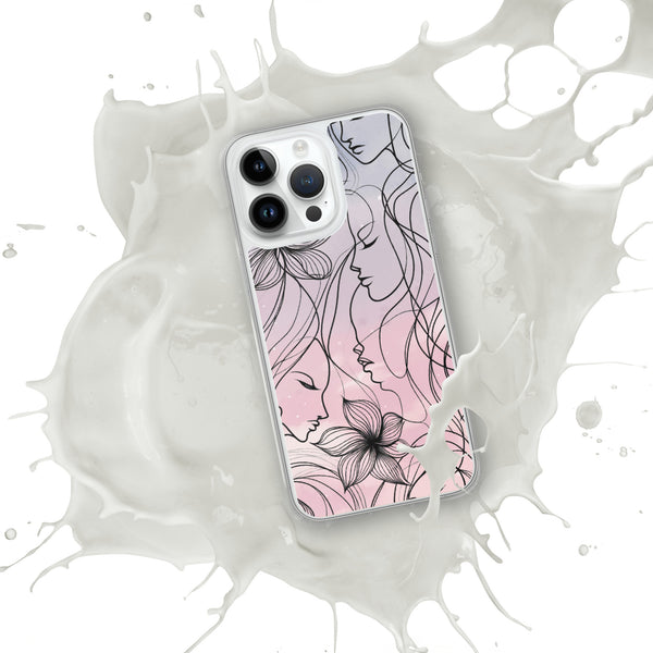 Elegance in Bloom - Feminine Silhouette iPhone Case - iPhone 14 Pro Max - Tech Accessories