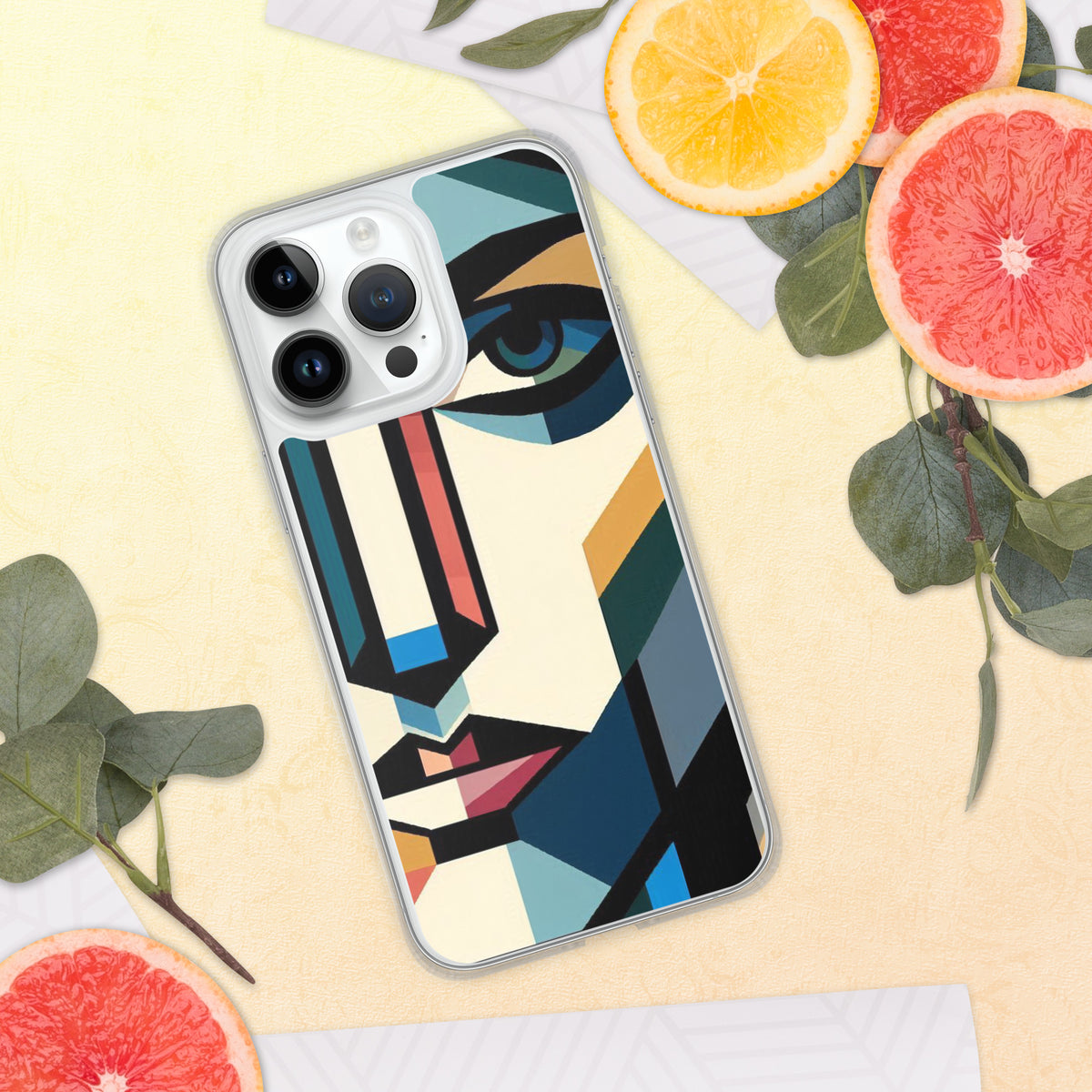 Abstract Faces - Artistic Protection for Your iPhone - iPhone 14 Pro Max - Tech Accessories