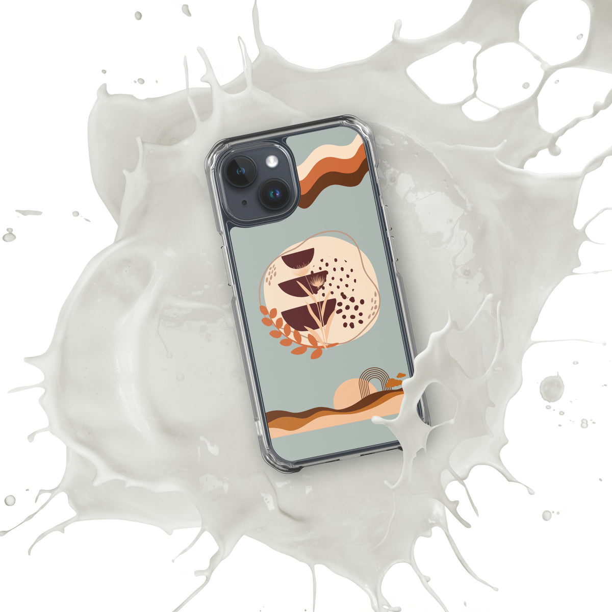 Nature's Harmony iPhone Case - Earthy Elegance - iPhone 15 - Tech Accessories