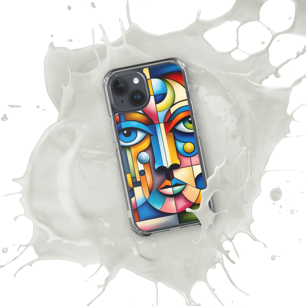 Cubist Vibes - Unique Art Case for iPhone - iPhone 15 - Tech Accessories