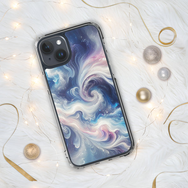 Cosmic Waves iPhone Case - A Splash of Stellar Style - iPhone 15 Plus - Tech Accessories