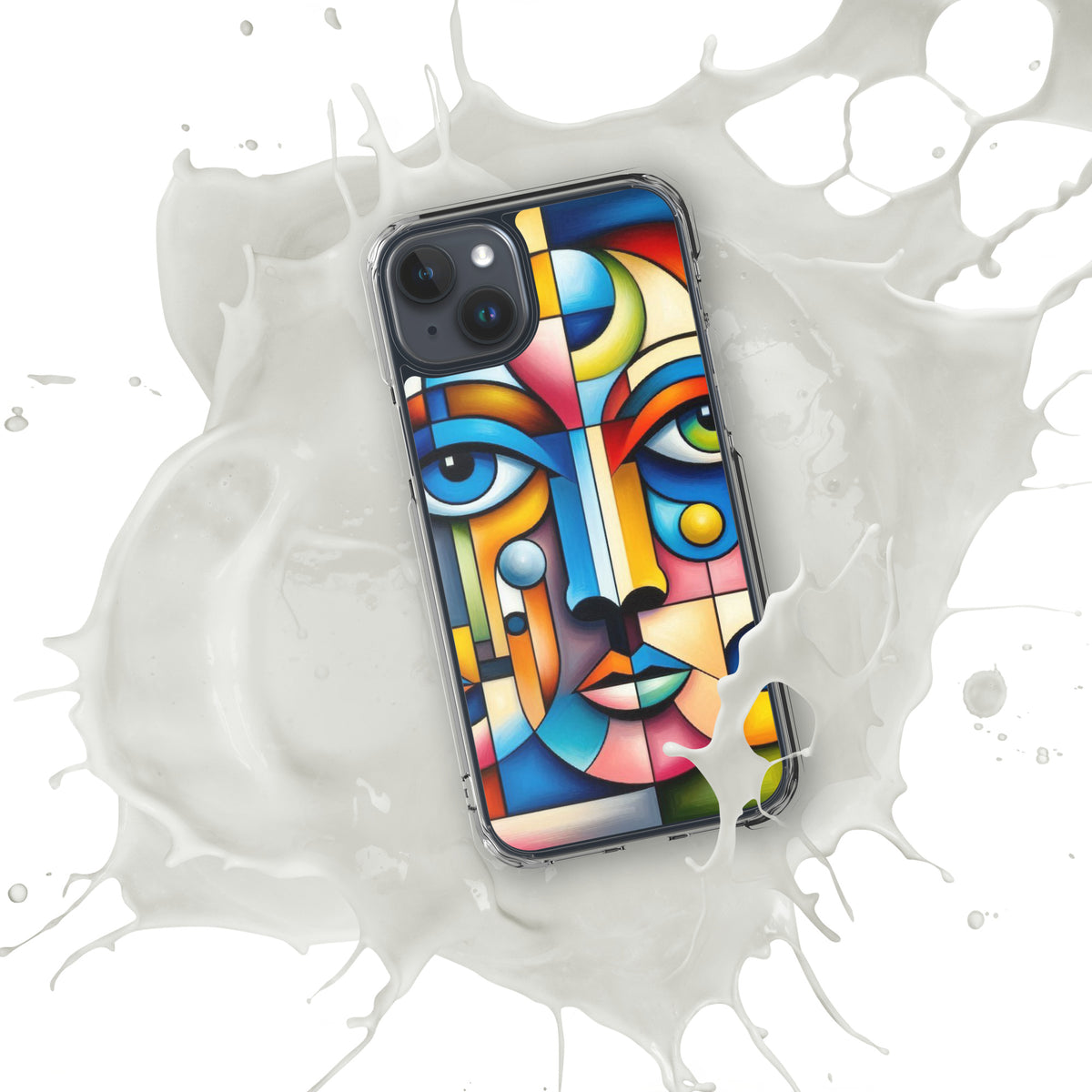 Cubist Vibes - Unique Art Case for iPhone - iPhone 15 Plus - Tech Accessories