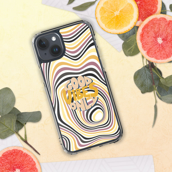 Good Vibes Only - Colorful iPhone Case - iPhone 15 Plus - Tech Accessories