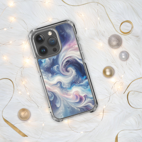 Cosmic Waves iPhone Case - A Splash of Stellar Style - iPhone 15 Pro - Tech Accessories