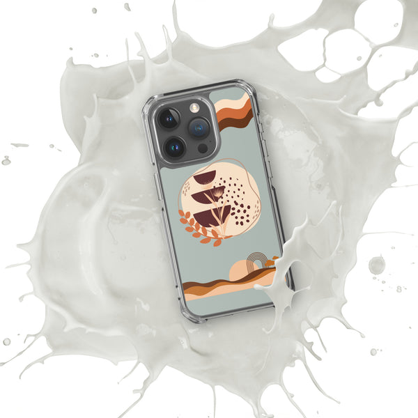 Nature's Harmony iPhone Case - Earthy Elegance - iPhone 15 Pro - Tech Accessories