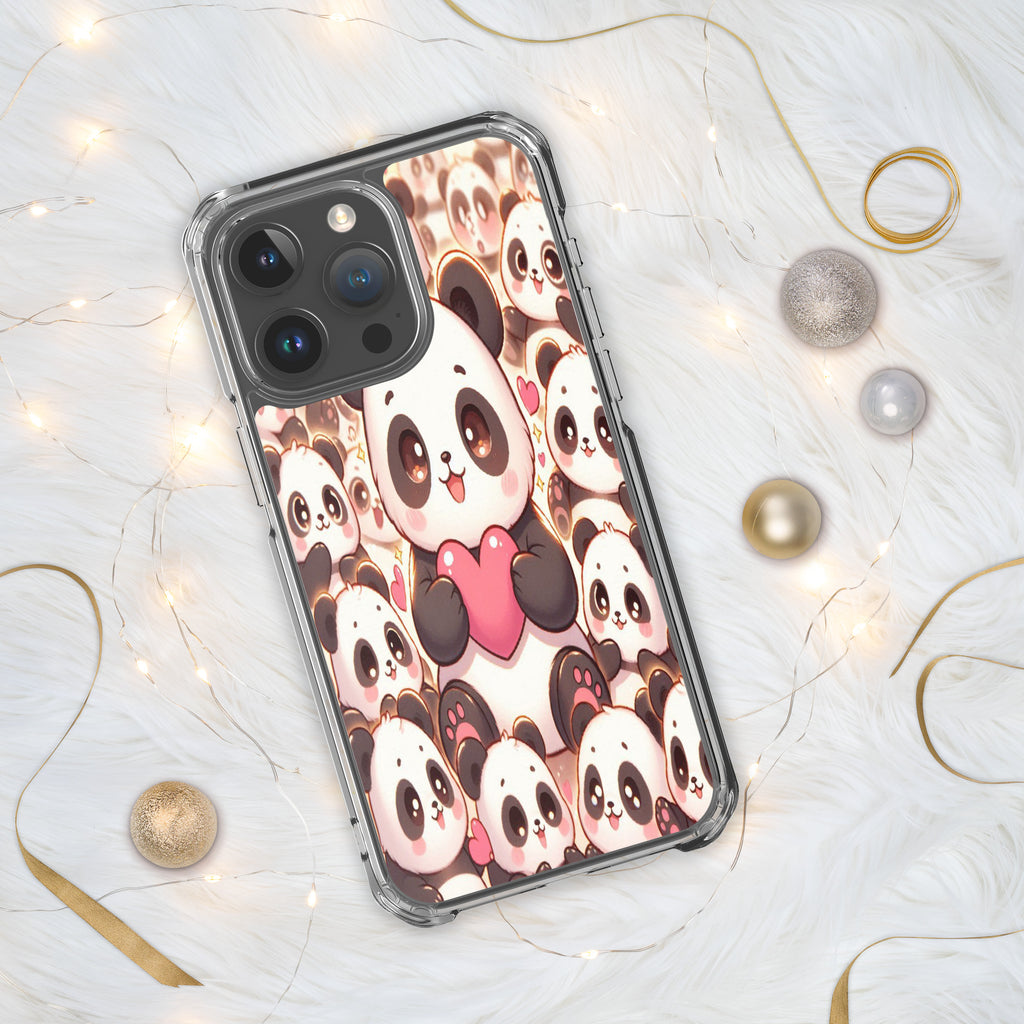 Kawaii Pandas - Adorable Phone Protection - iPhone 15 Pro Max - Tech Accessories