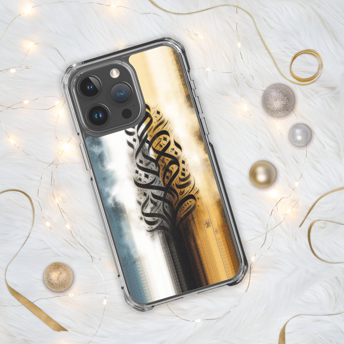 Cultural Elegance - Intricate Arabic Calligraphy Case - iPhone 15 Pro Max - Tech Accessories