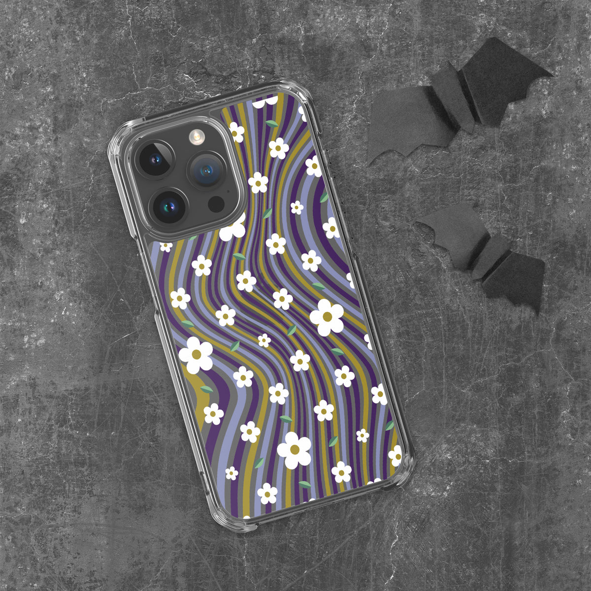 Floral Flow iPhone Case - Vibrant & Protective - iPhone 15 Pro Max - Tech Accessories