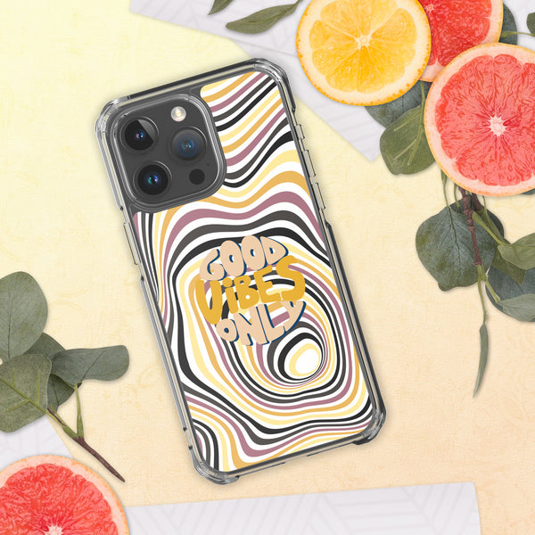 Good Vibes Only - Colorful iPhone Case - iPhone 15 Pro Max - Tech Accessories