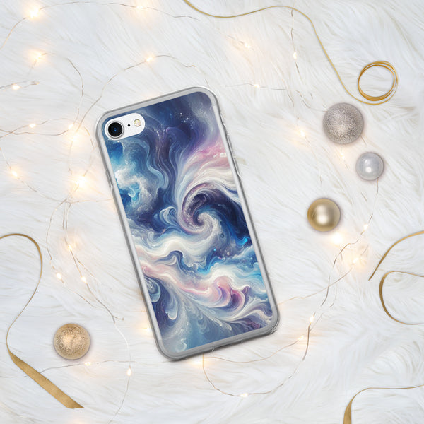 Cosmic Waves iPhone Case - A Splash of Stellar Style - iPhone SE - Tech Accessories