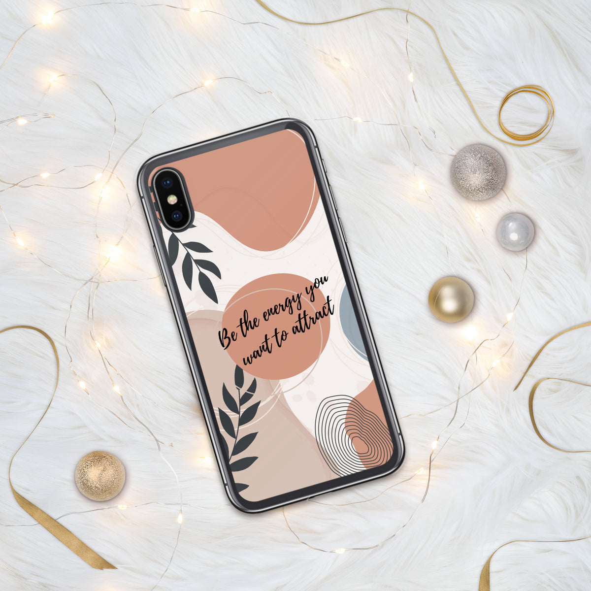 Empower Your Day - Stylish Inspirational Case - iPhone X XS - Tech Accessories