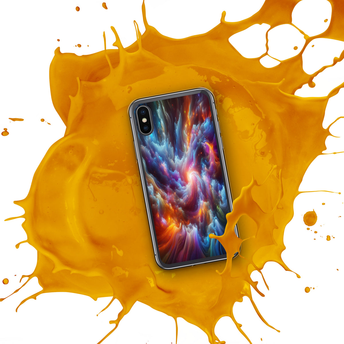 Stellar Dreams - Vibrant Cosmic iPhone Case - - Tech Accessories