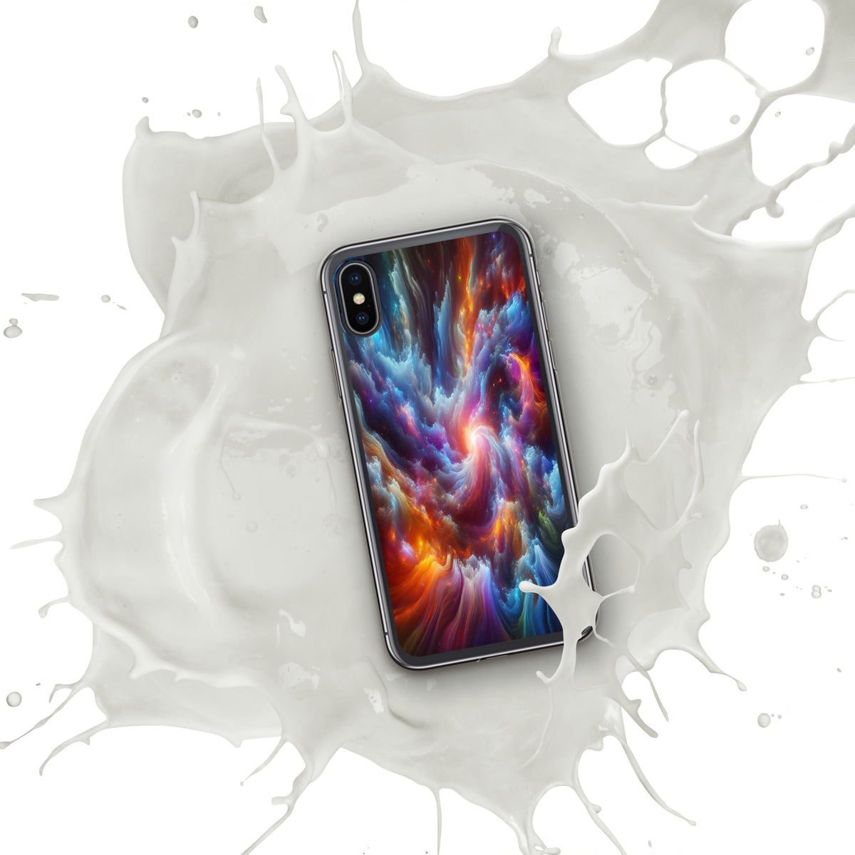 Stellar Dreams - Vibrant Cosmic iPhone Case - iPhone X XS - Tech Accessories