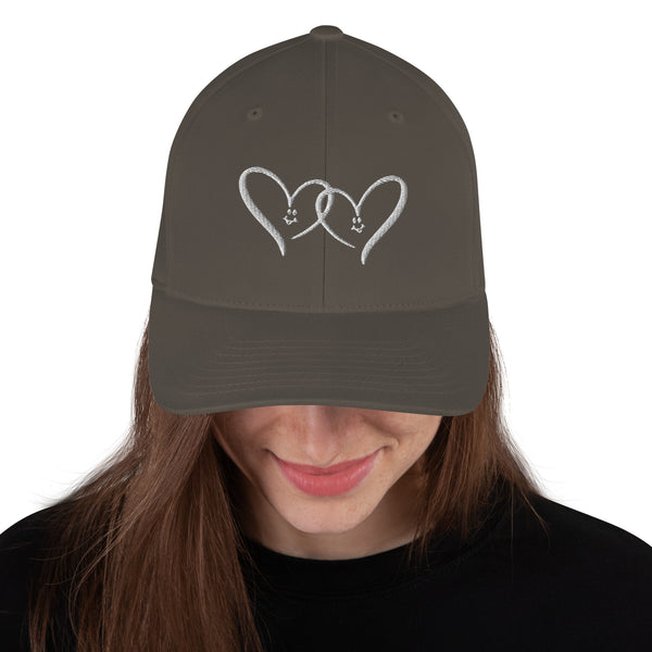 Embrace Love - Heart Design Twill Cap - - Caps