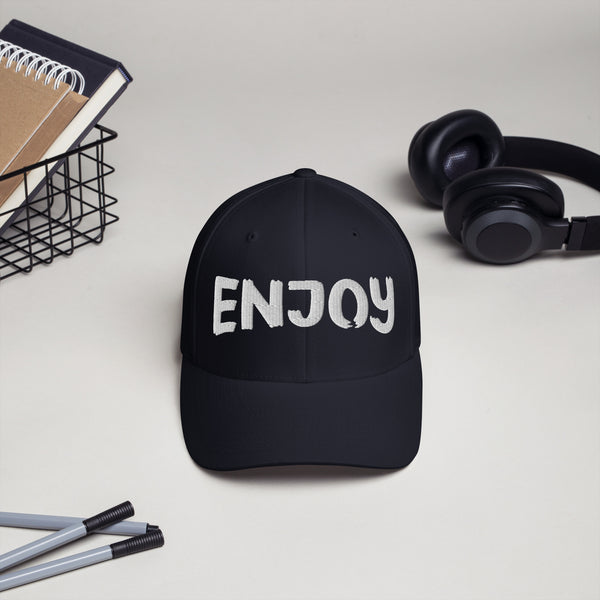 Enjoy Life - Structured Twill Cap - Dark Navy - Caps