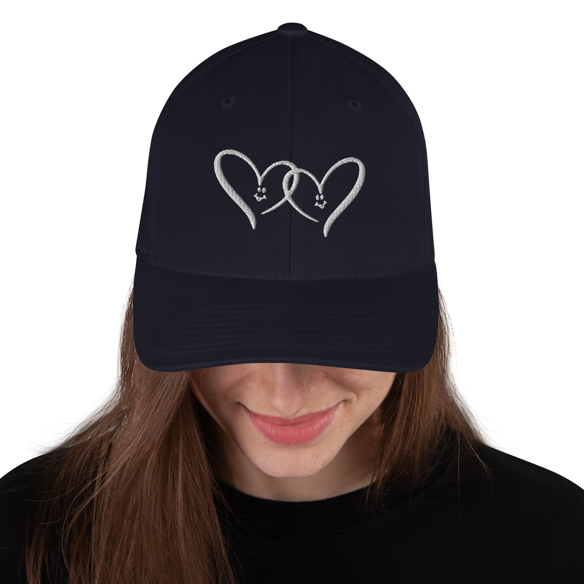 Embrace Love - Heart Design Twill Cap - - Caps