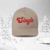 Single Vibes Structured Twill Cap - Khaki -