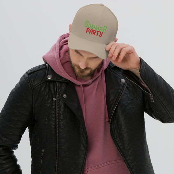 Summer Party Vibes Structured Twill Cap - -