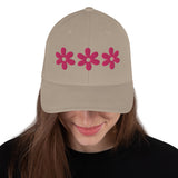 Floral Elegance Twill Cap - - Caps