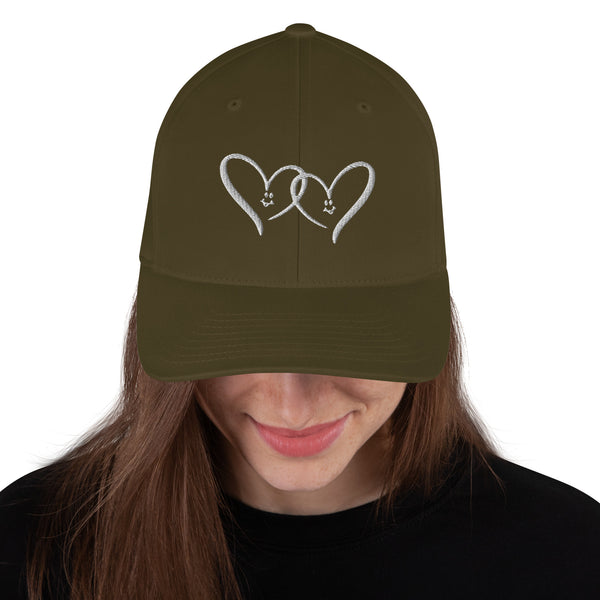 Embrace Love - Heart Design Twill Cap - - Caps