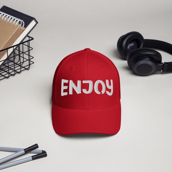 Enjoy Life - Structured Twill Cap - Red - Caps