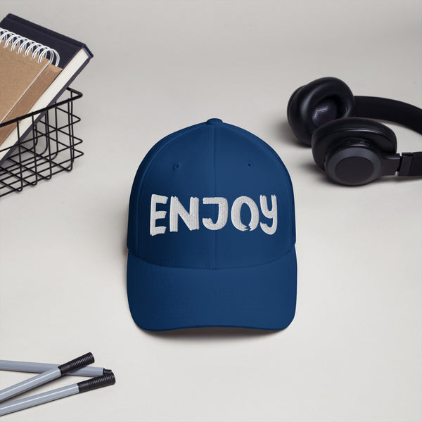 Enjoy Life - Structured Twill Cap - Royal Blue - Caps