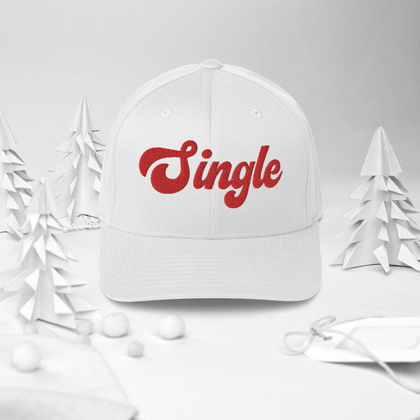 Single Vibes Structured Twill Cap - White -