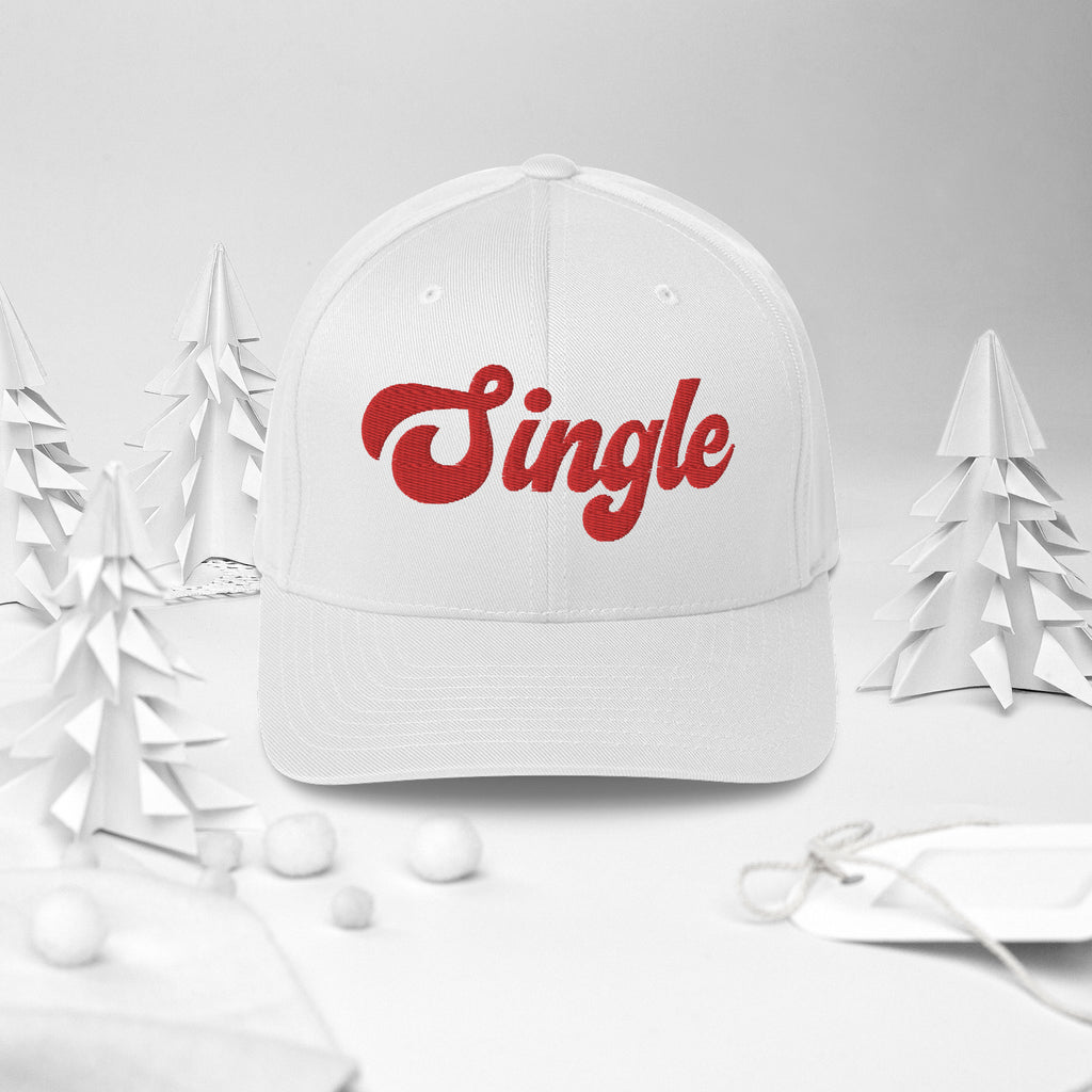 Single Vibes Structured Twill Cap - White -