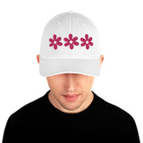 Floral Elegance Twill Cap - - Caps