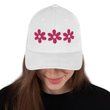 Floral Elegance Twill Cap - - Caps