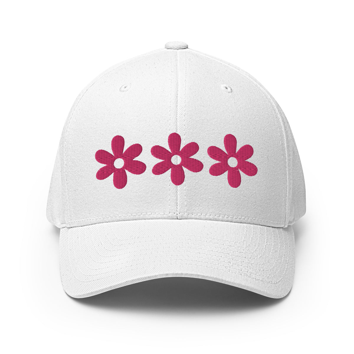 Floral Elegance Twill Cap - - Caps