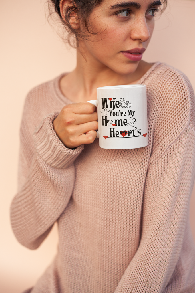 Wife, You’re My Home - Romantic Gift Mug - - Mugs